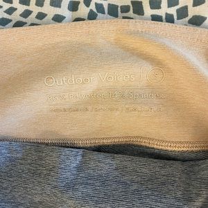 Outdoor Voices Dipped 7/8 Leggings Size Small
